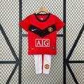 Manchester United 2009/2010 Home Retro Jersey Kids Size
