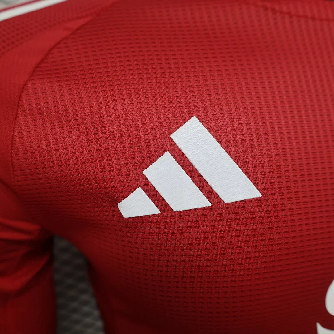 Manchester United 2024/2025 Home Long Sleeve Player Jersey