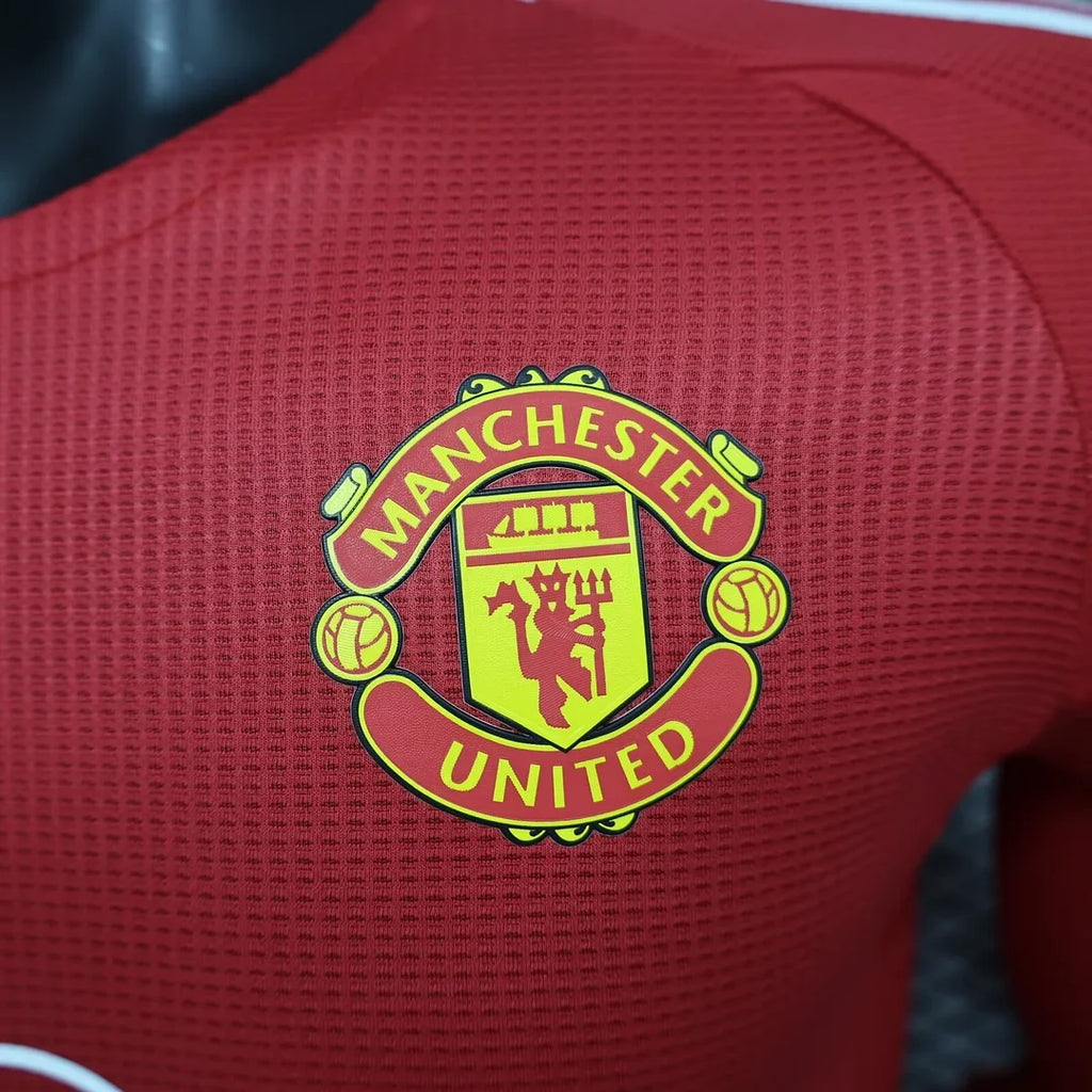 Manchester United 2024/2025 Home Long Sleeve Player Jersey