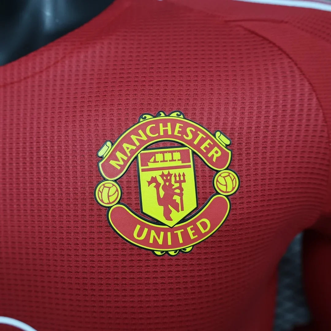 Manchester United 2024/2025 Home Long Sleeve Player Jersey
