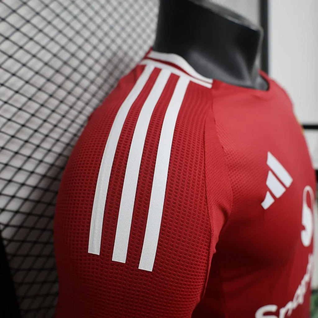 Manchester United 2024/2025 Home Long Sleeve Player Jersey