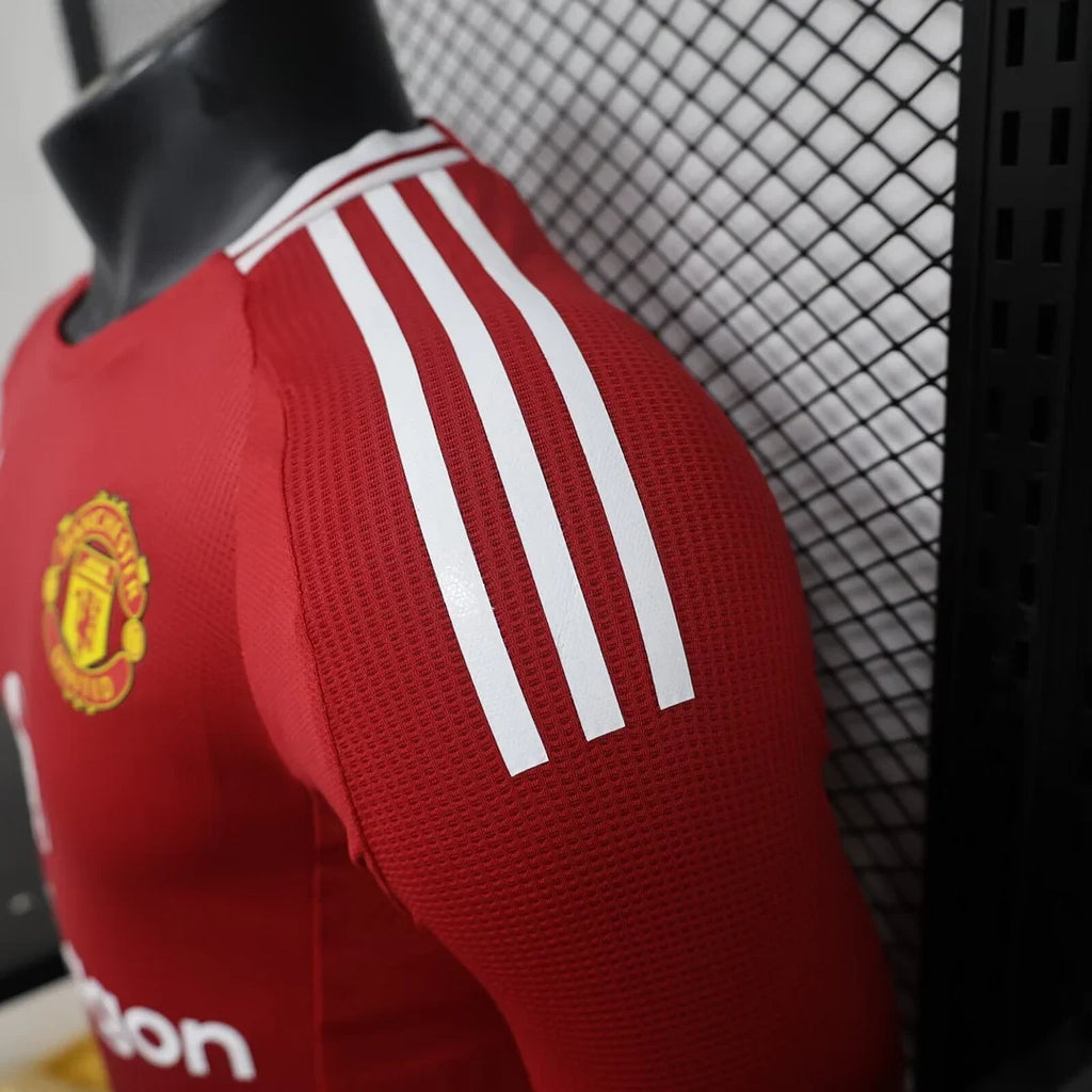 Manchester United 2024/2025 Home Long Sleeve Player Jersey