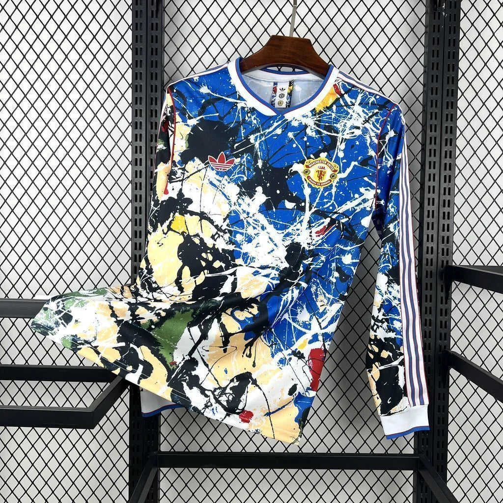 Manchester United 2025/2026 Stone Roses Long Sleeve Jersey