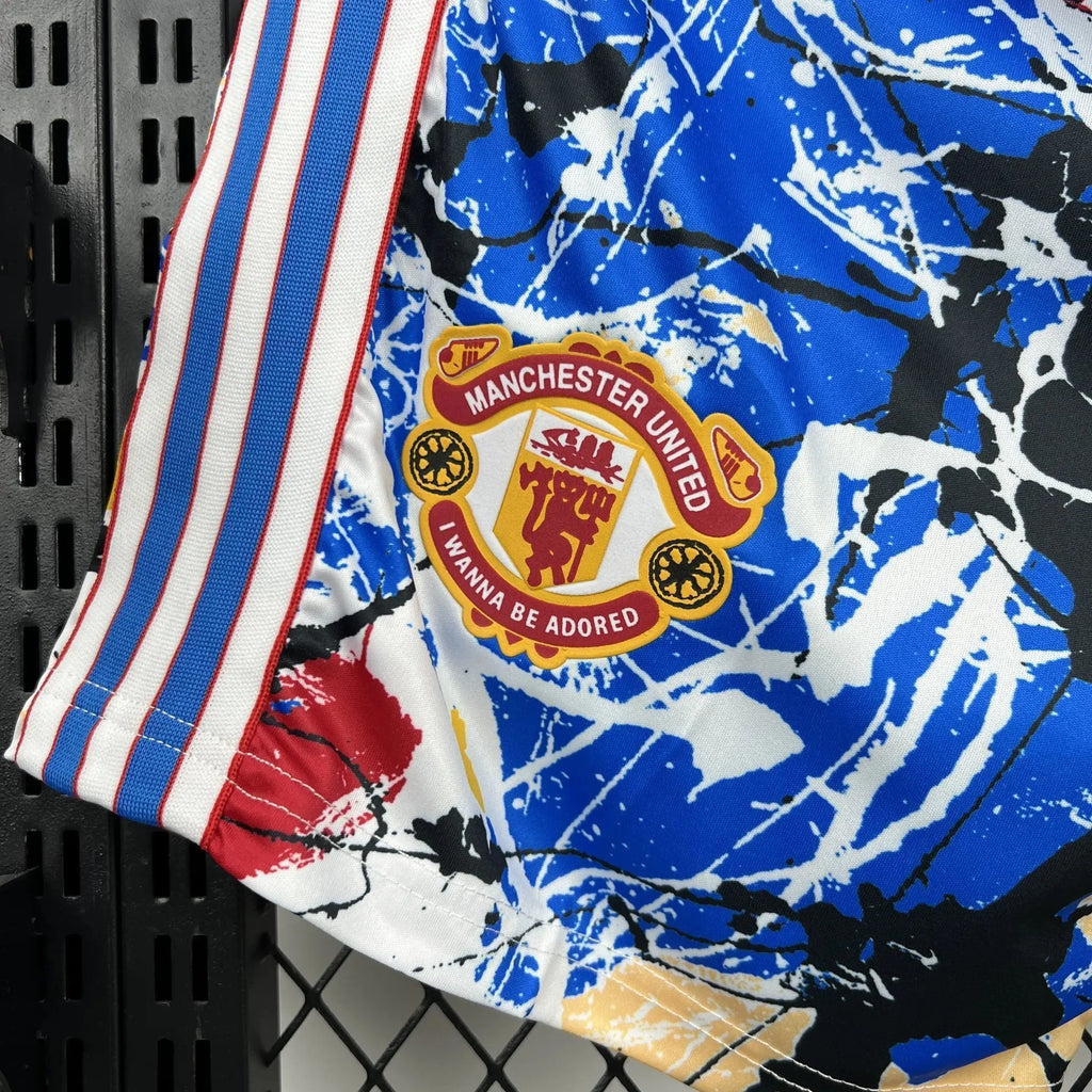 Manchester United 2025/2026 Stone Roses Shorts