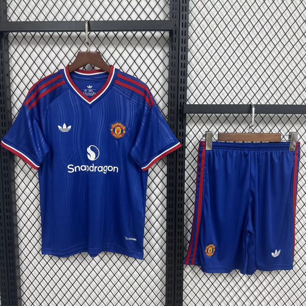 Manchester United 2026/2027 Away Kids Jersey Kit