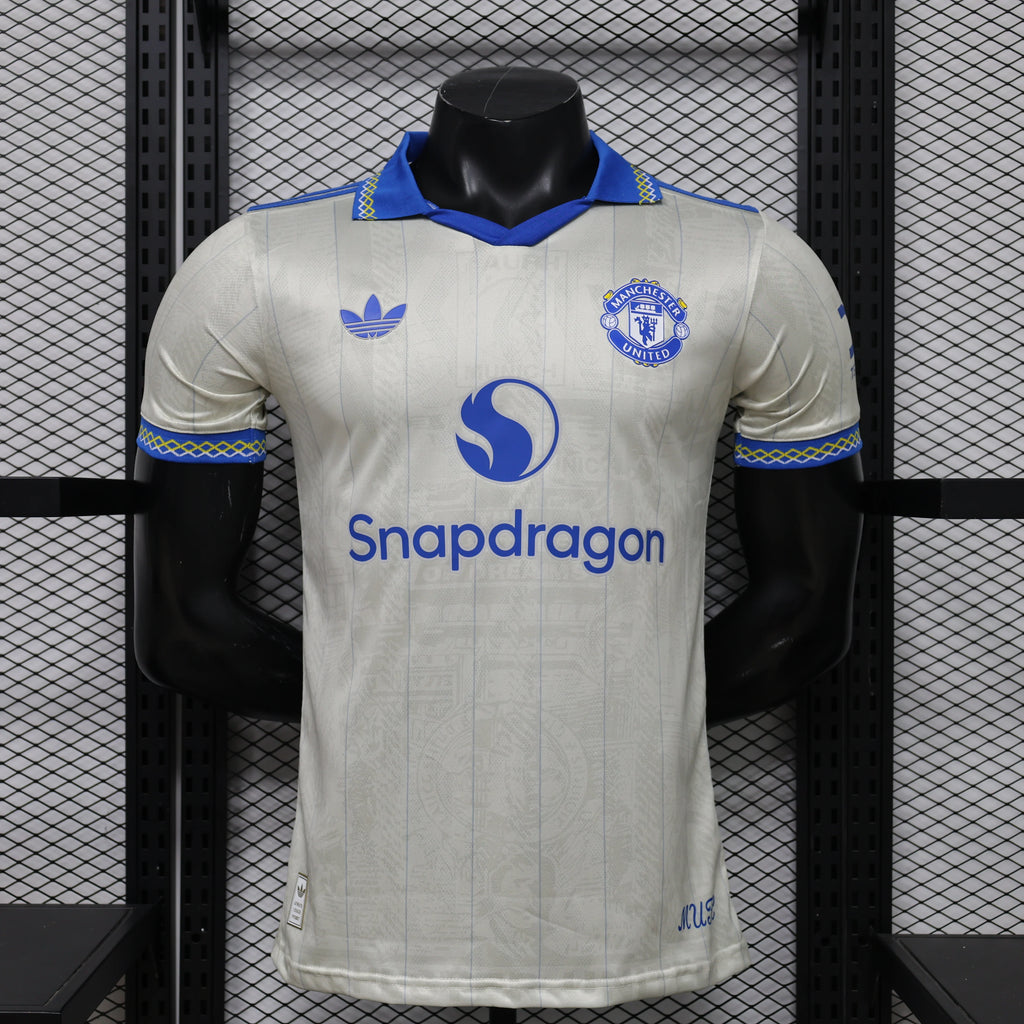 Manchester United Royal Ivory Jersey