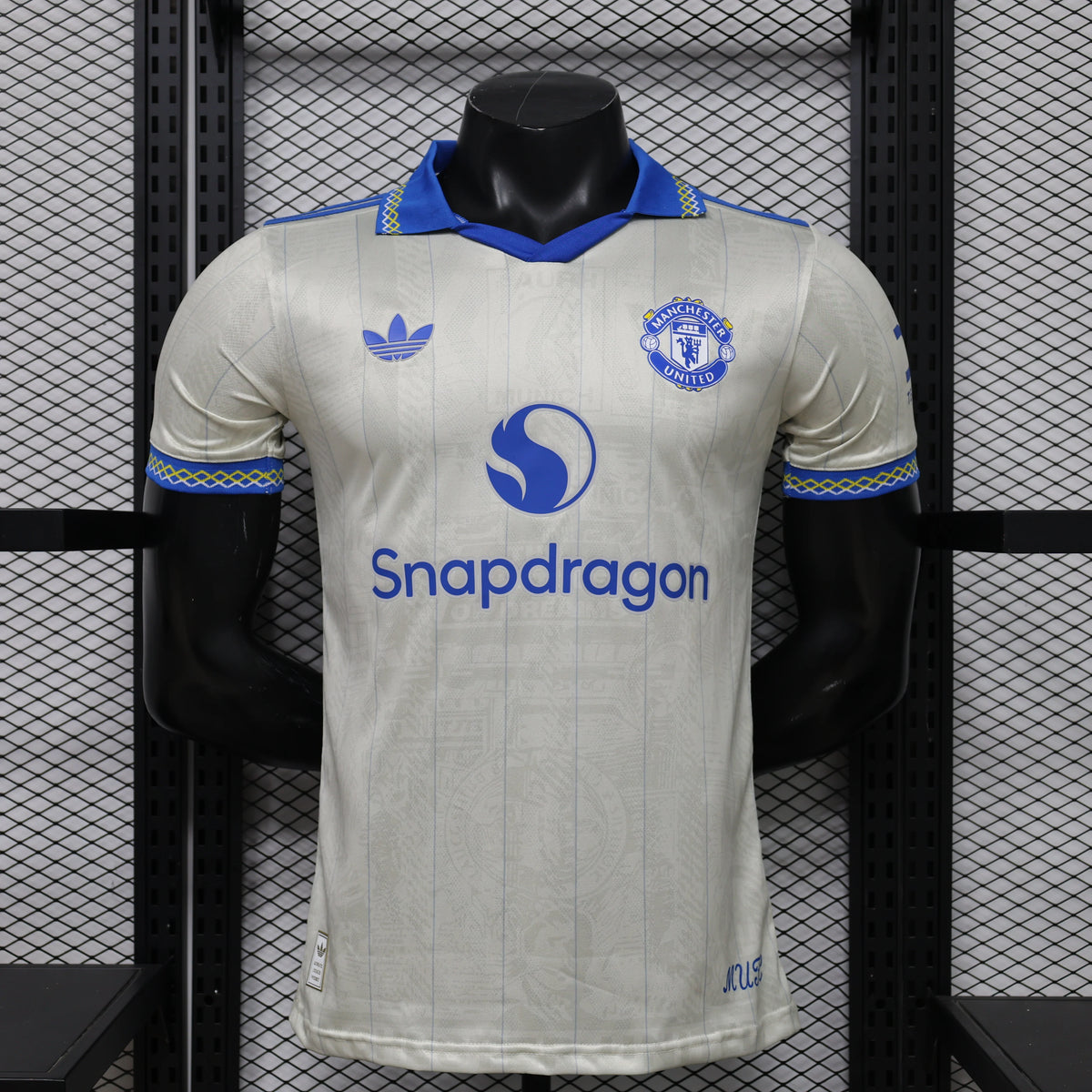 Manchester United Royal Ivory Jersey