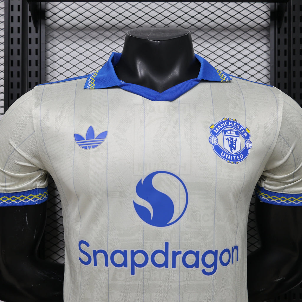 Manchester United Royal Ivory Jersey