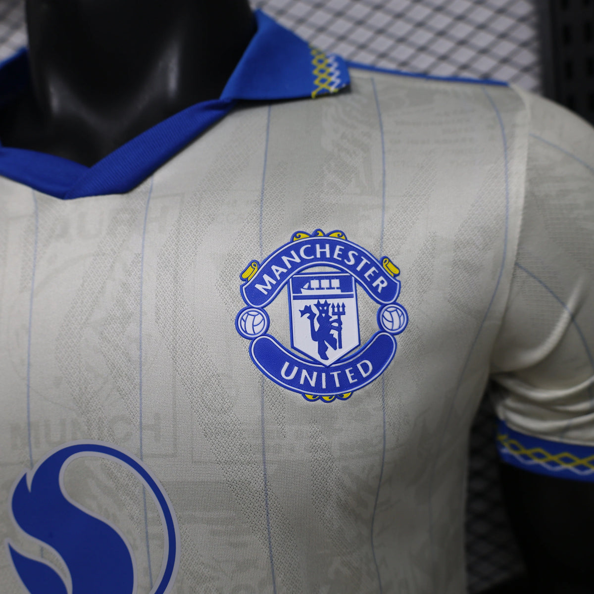 Manchester United Royal Ivory Jersey