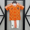Netherlands 1998 Home Retro Kit Kids Size
