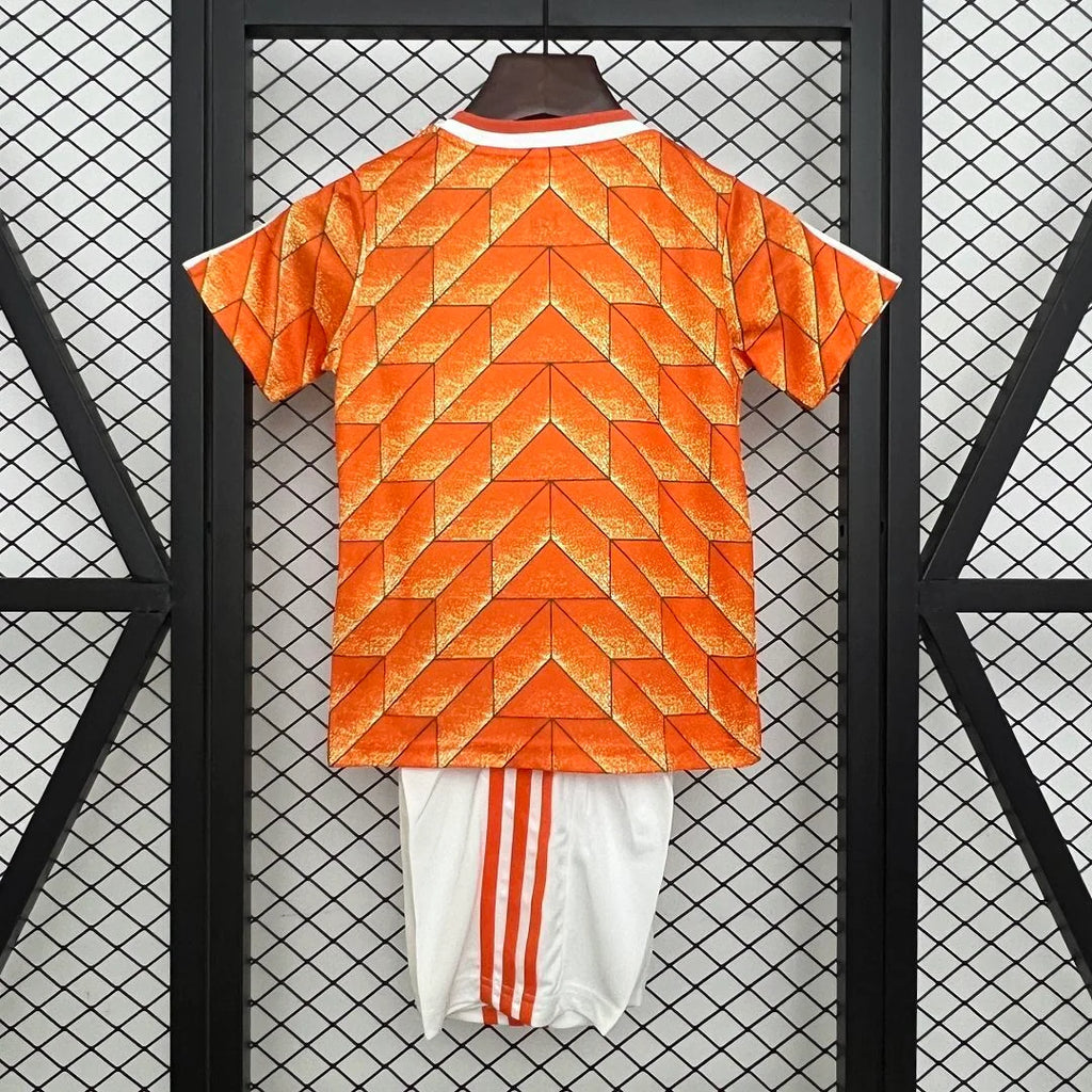 Netherlands 1998 Home Retro Kit Kids Size