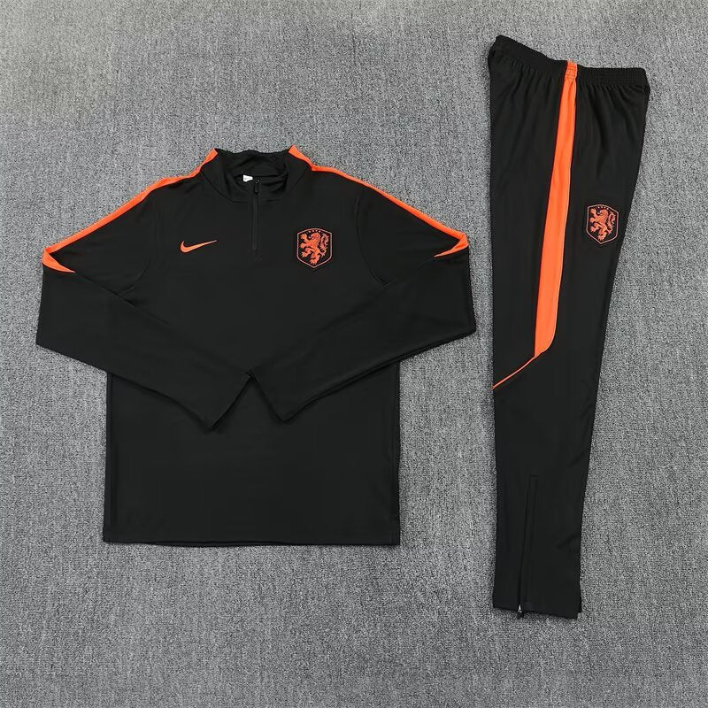Netherlands 2026/2027 Black Tracksuit