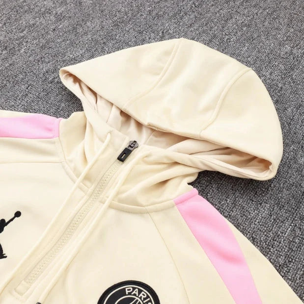 Paris Beige and Black Tracksuit