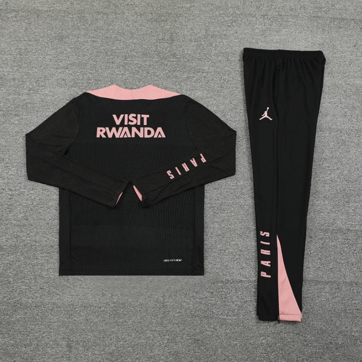Paris Black and Pink Tracksuit