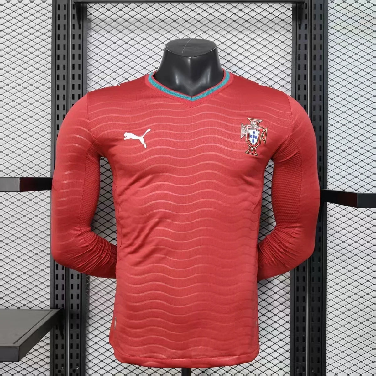 Portugal 2026 Home Long Sleeve Player Jersey