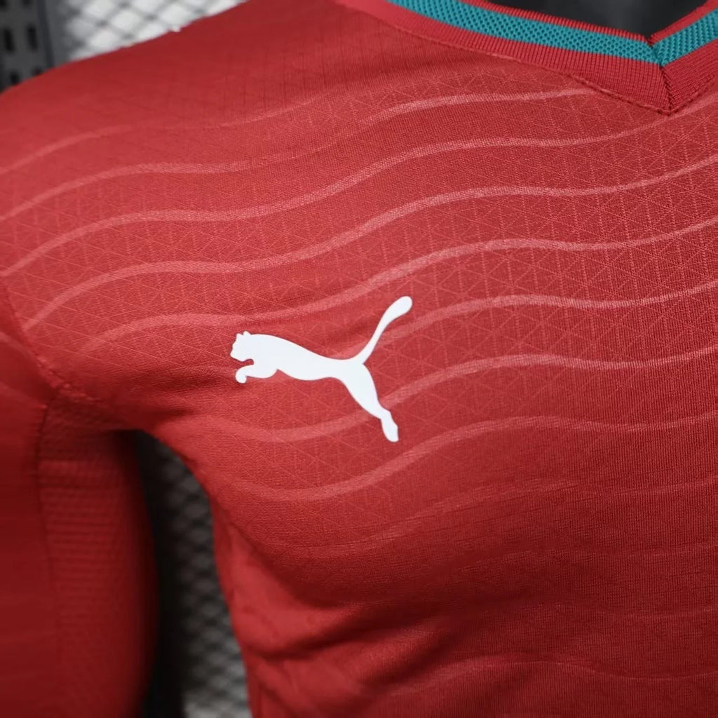 Portugal 2026 Home Long Sleeve Player Jersey