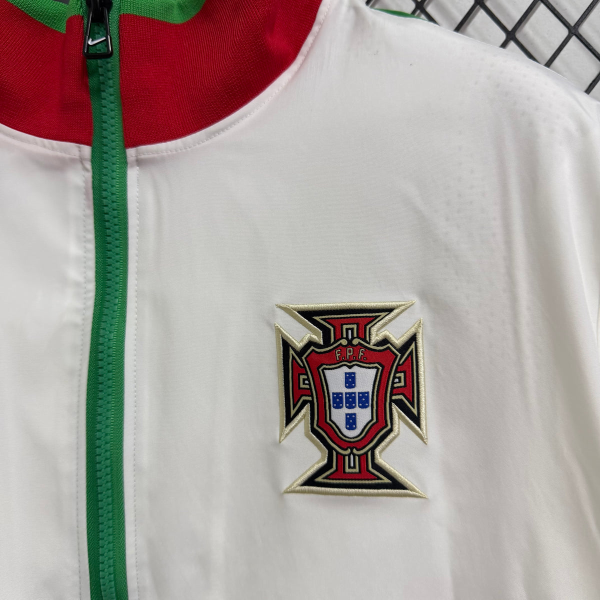 Portugal 2026 World Cup White Trench Coat
