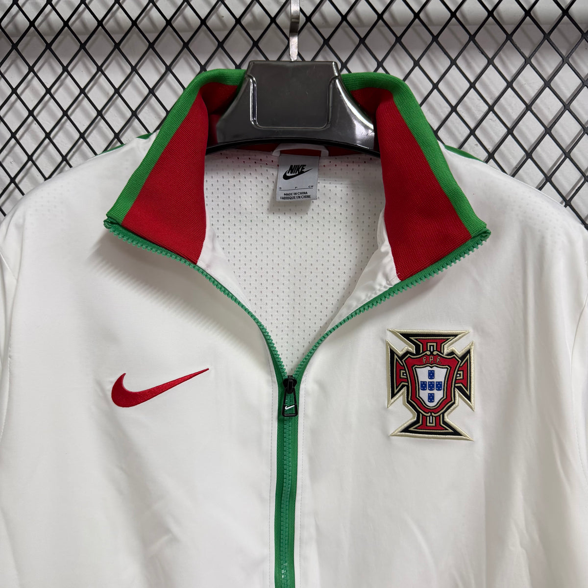 Portugal 2026 World Cup White Trench Coat