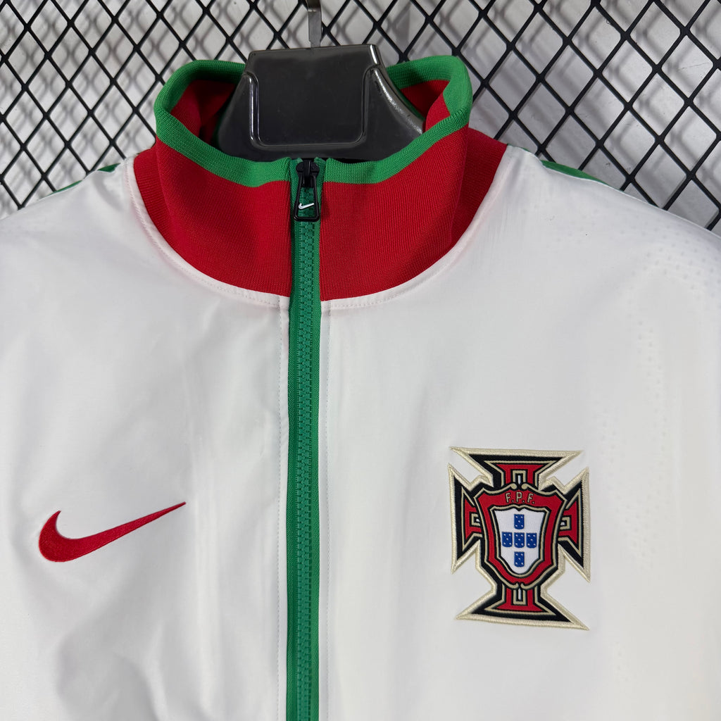 Portugal 2026 World Cup White Trench Coat