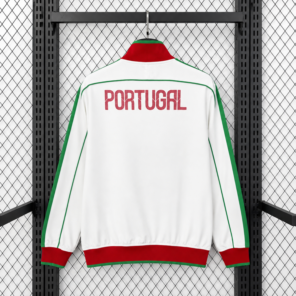 Portugal 2026 World Cup White Trench Coat