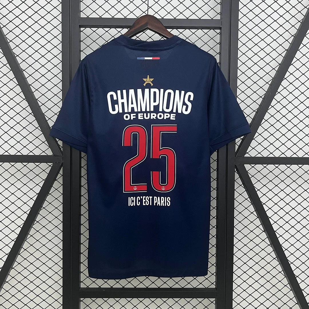 PSG 2024/2025 Home UEFA Champions League Champion Jersey