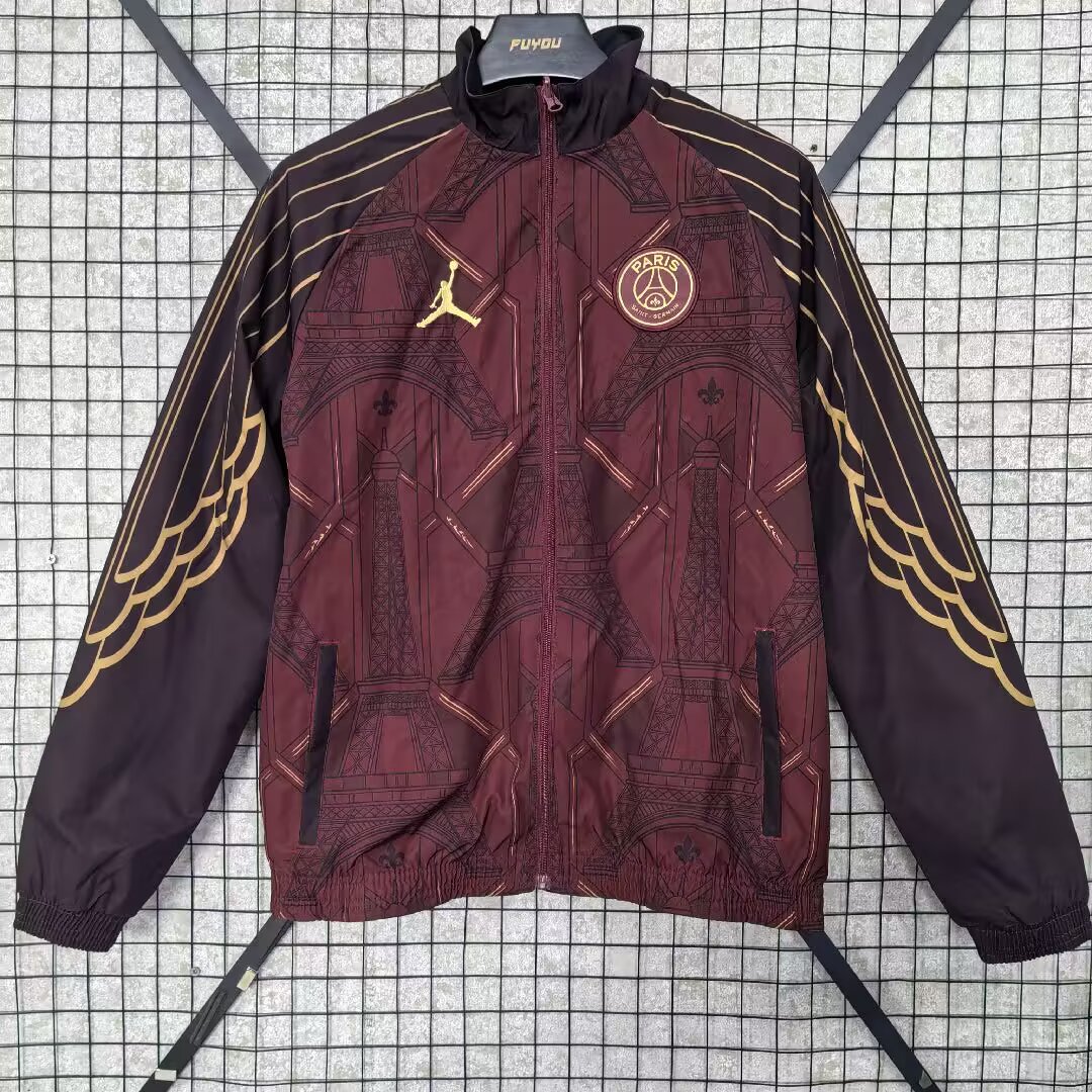 PSG 2026/2027 Fourth Double-Sided Soccer Windbreak Jacket Kit