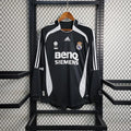 Real Madrid 2006/2007 Away Long Sleeve Retro Jersey