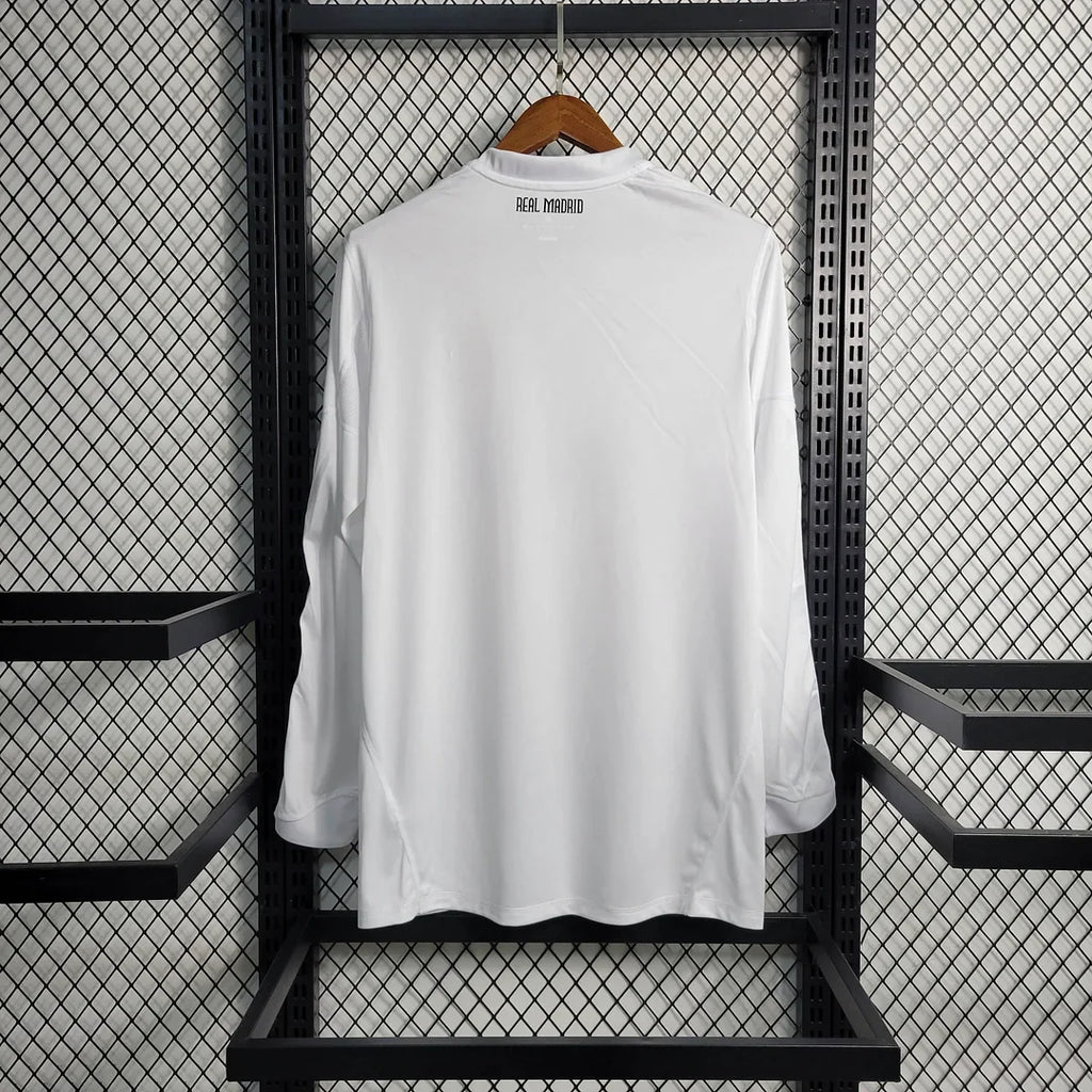 Real Madrid 2010/2011 Home Long Sleeve Retro Jersey