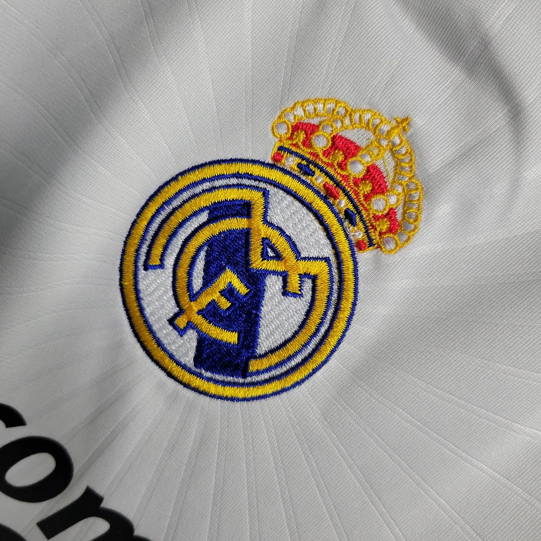 Real Madrid 2010/2011 Home Long Sleeve Retro Jersey