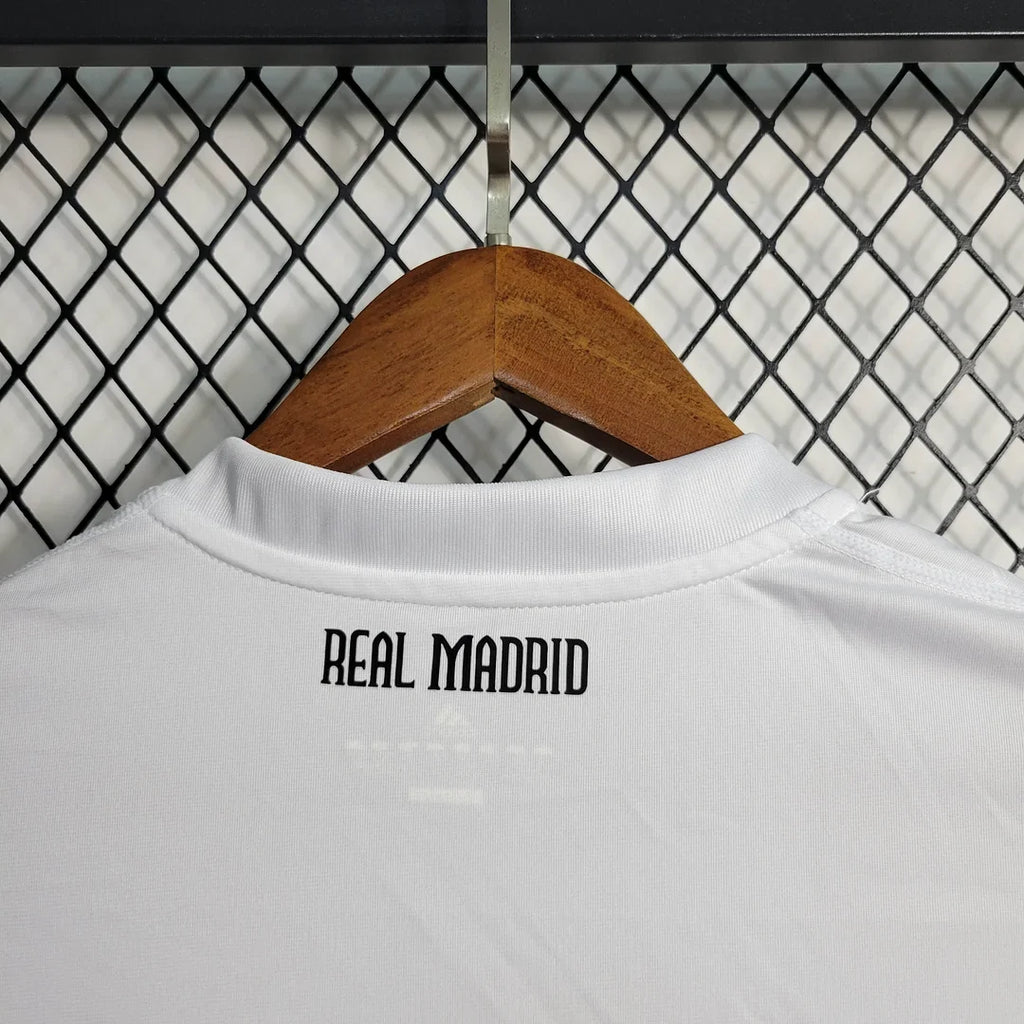 Real Madrid 2010/2011 Home Long Sleeve Retro Jersey