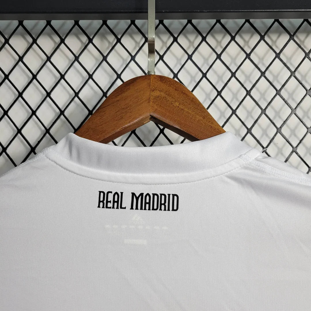 Real Madrid 2010/2011 Home Long Sleeve Retro Jersey