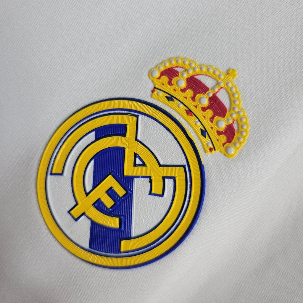 Real Madrid 2011/2012 Home Long Sleeve Retro Jersey