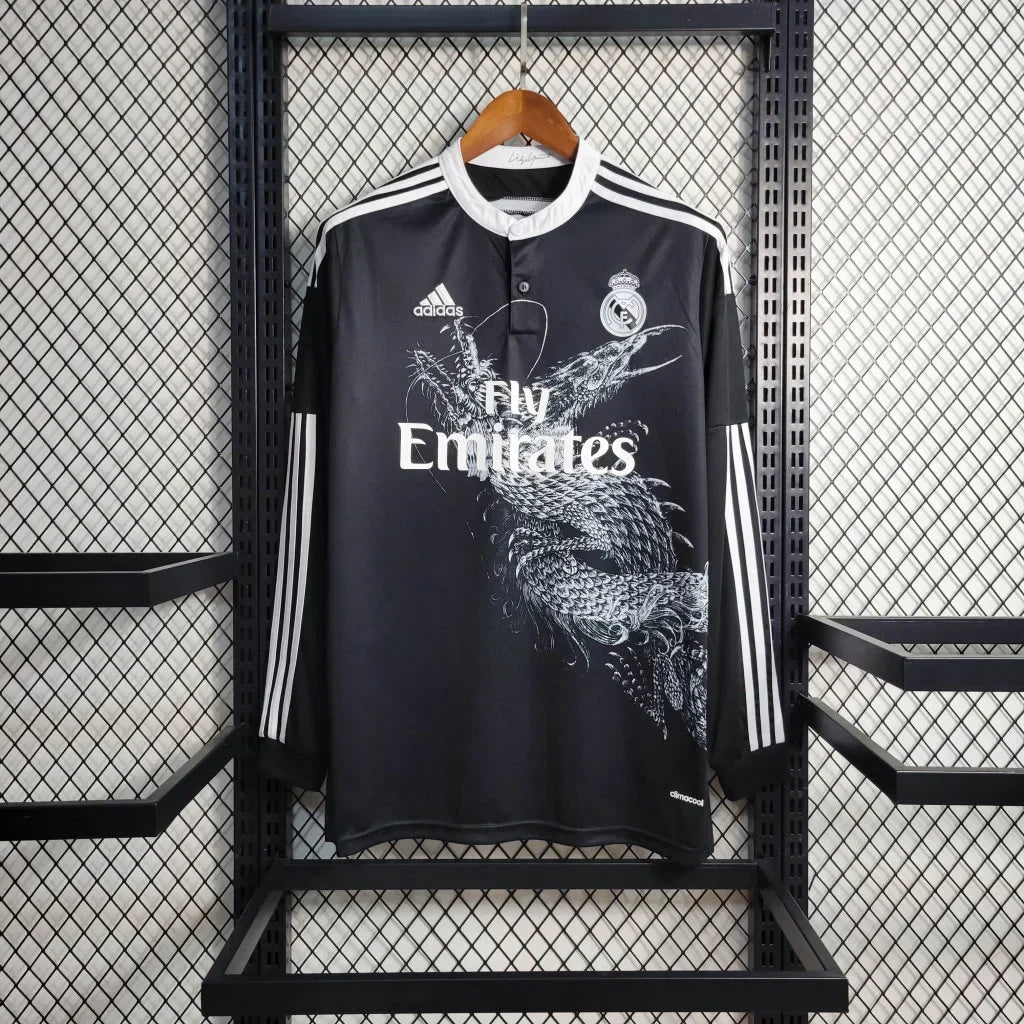 Real Madrid 2014/2015 Third Long Sleeve Retro Jersey