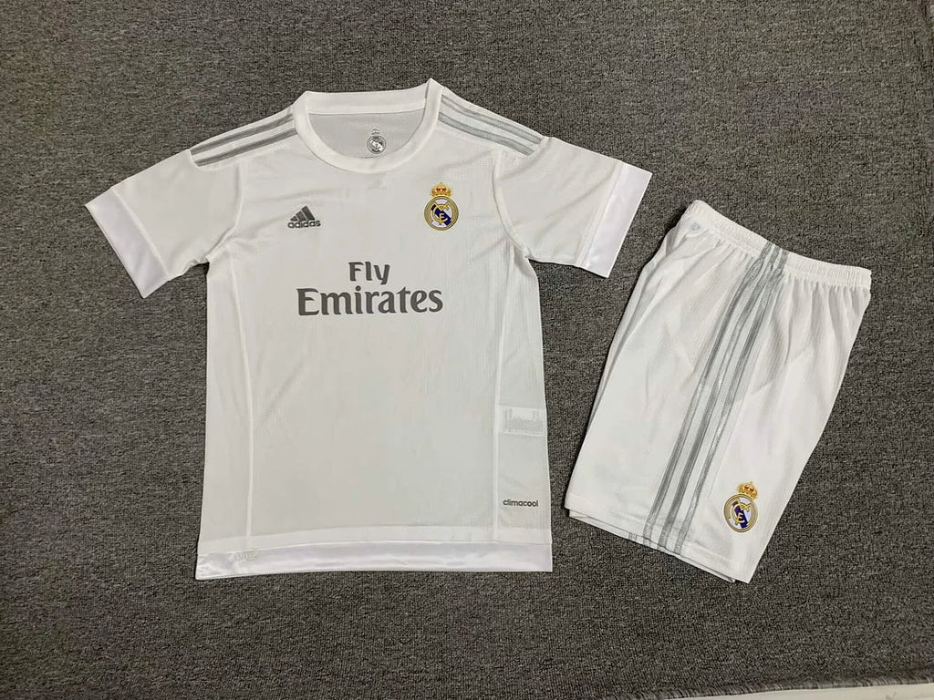 Real Madrid 2015/2016 Home Retro Jersey Kids Size