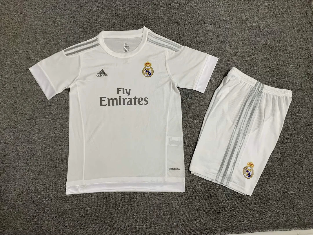 Real Madrid 2015/2016 Home Retro Jersey Kids Size
