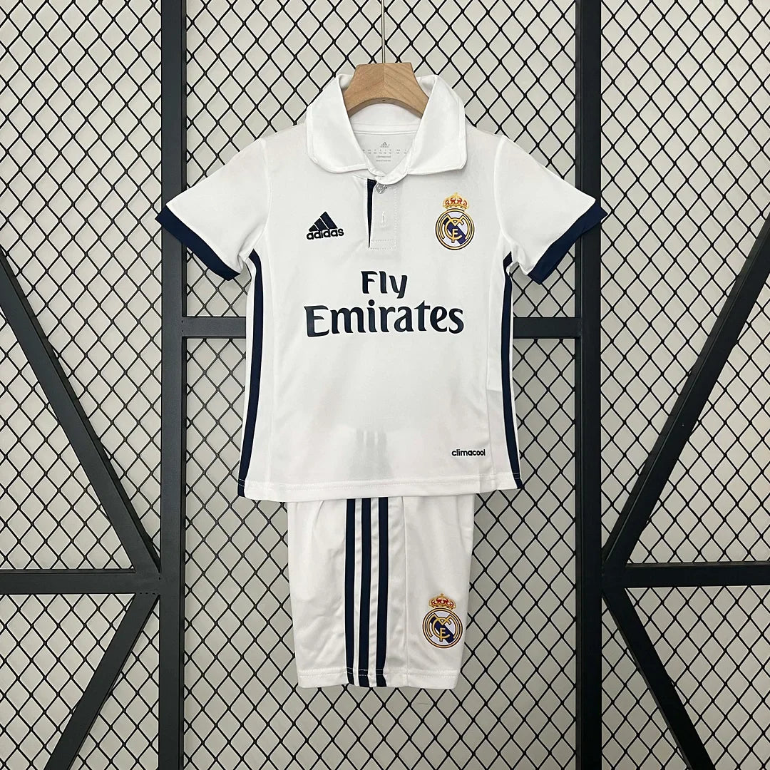 Real Madrid 2016/2017 Home Retro Kit Kids Size
