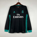 Real Madrid 2017/2018 Away Long Sleeve Retro Jersey