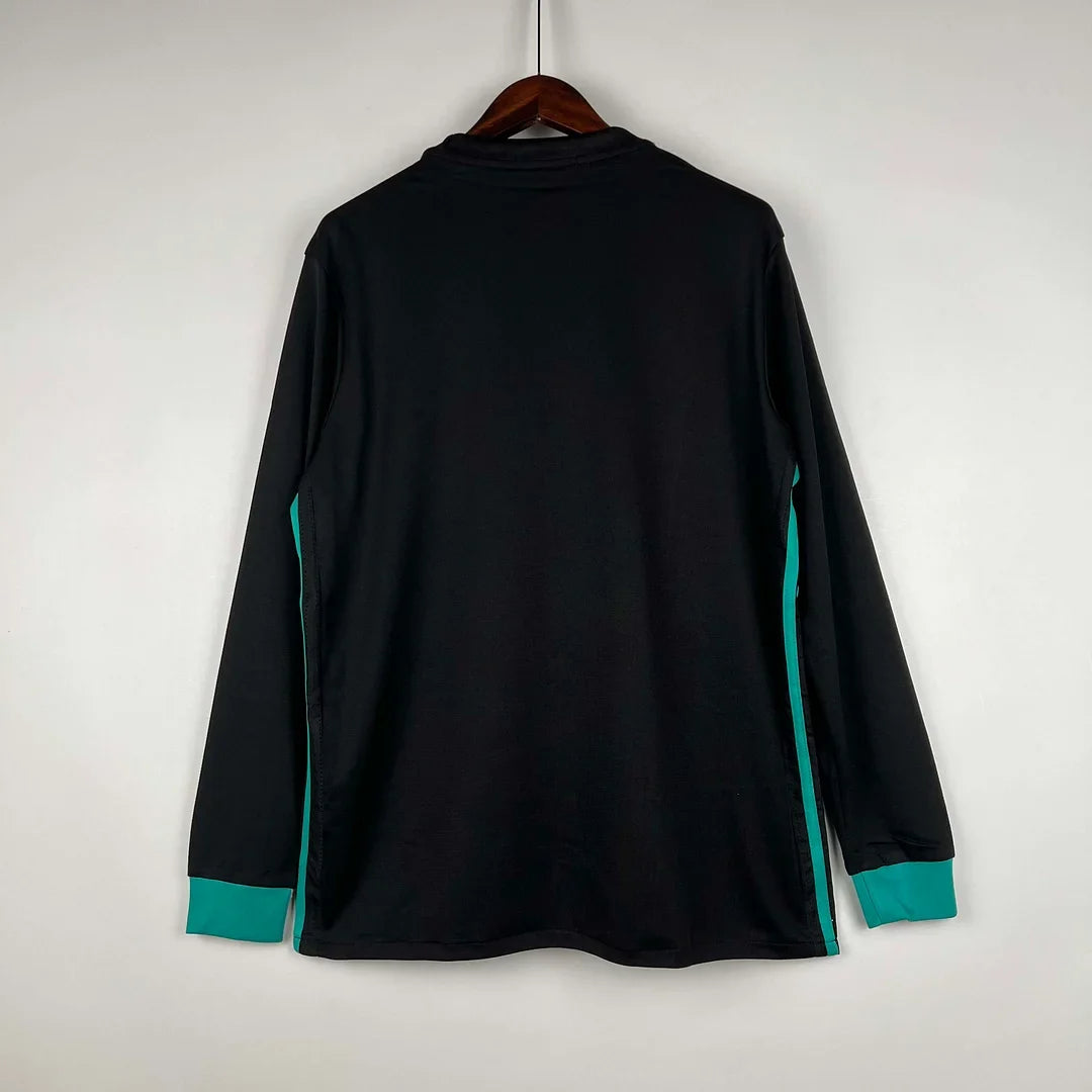 Real Madrid 2017/2018 Away Long Sleeve Retro Jersey