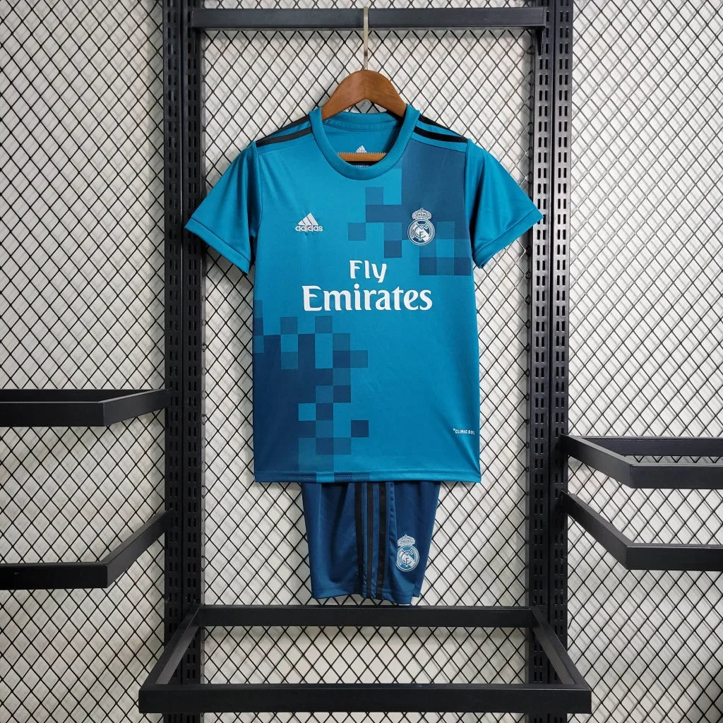 Real Madrid 2017/2018 Third Retro Jersey Kids Size