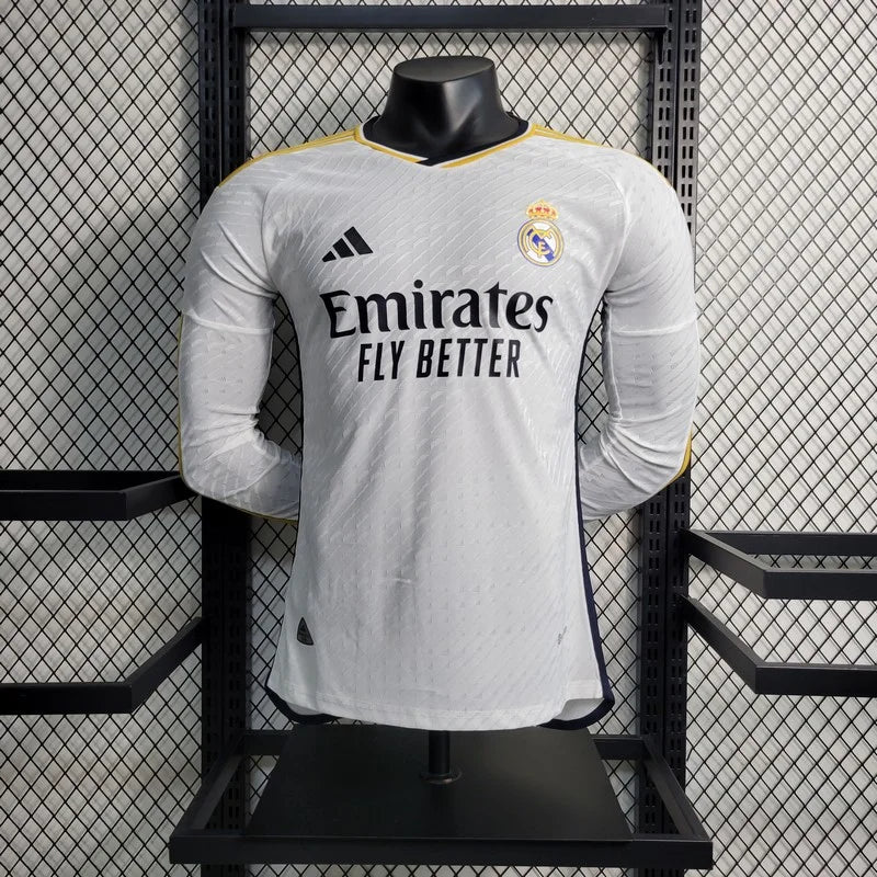 Real Madrid 2023/2024 Home Long Sleeve Jersey