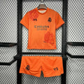 Real Madrid 2024/2025 4th Kit Orange Kids Size