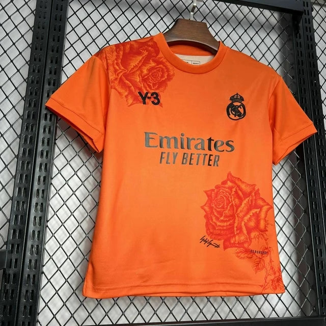 Real Madrid 2024/2025 4th Kit Orange Kids Size