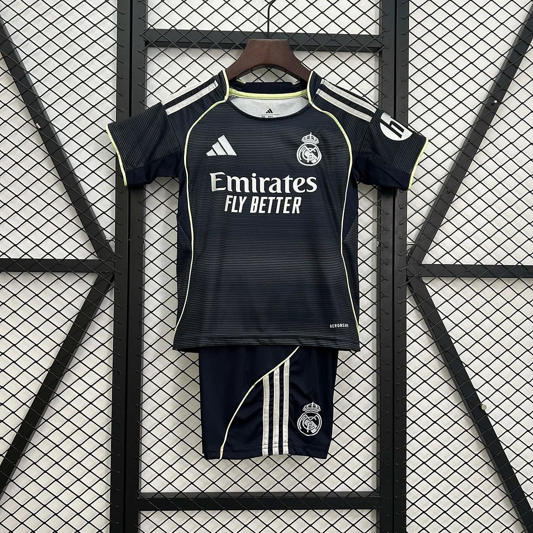 Real Madrid 2025/2026 Away Jersey Kids Size