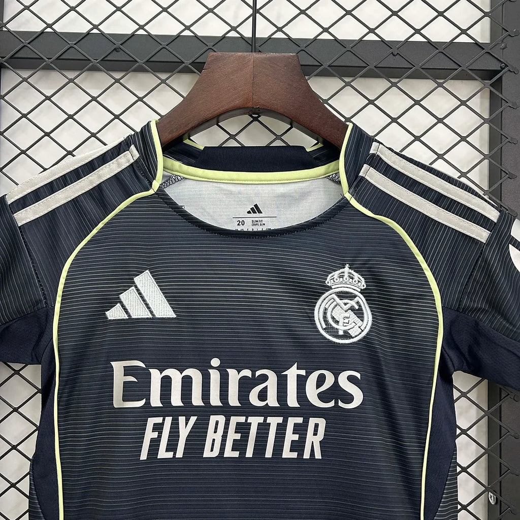 Real Madrid 2025/2026 Away Jersey Kids Size