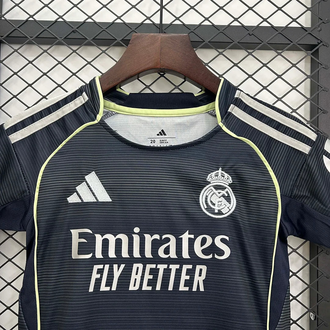 Real Madrid 2025/2026 Away Jersey Kids Size