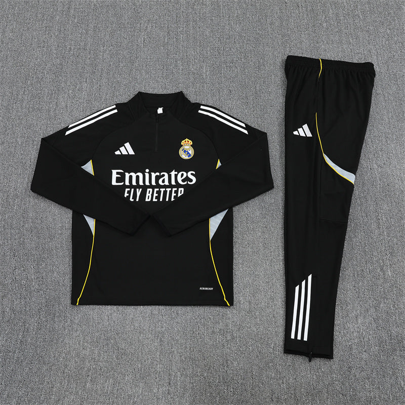 Real Madrid 2025/2026 Black Tracksuit