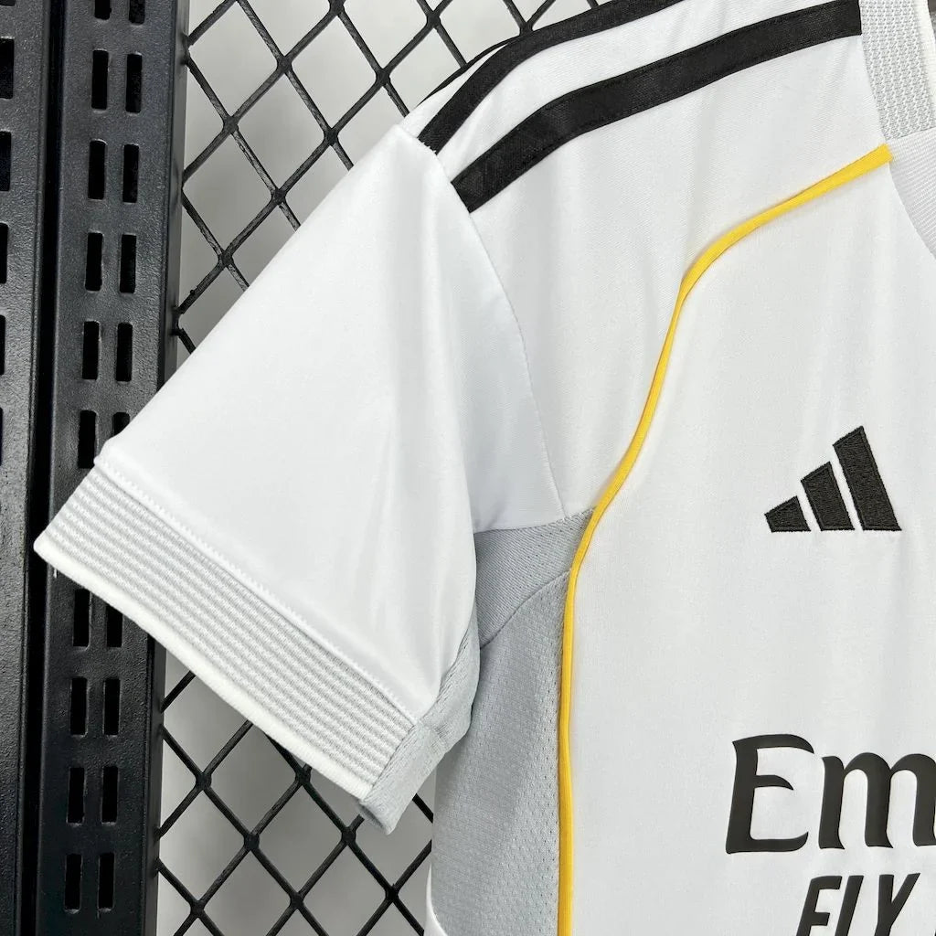 Real Madrid 2025/2026 Home Jersey Kids Size