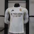 Real Madrid 2025/2026 Home Long Sleeve Jersey
