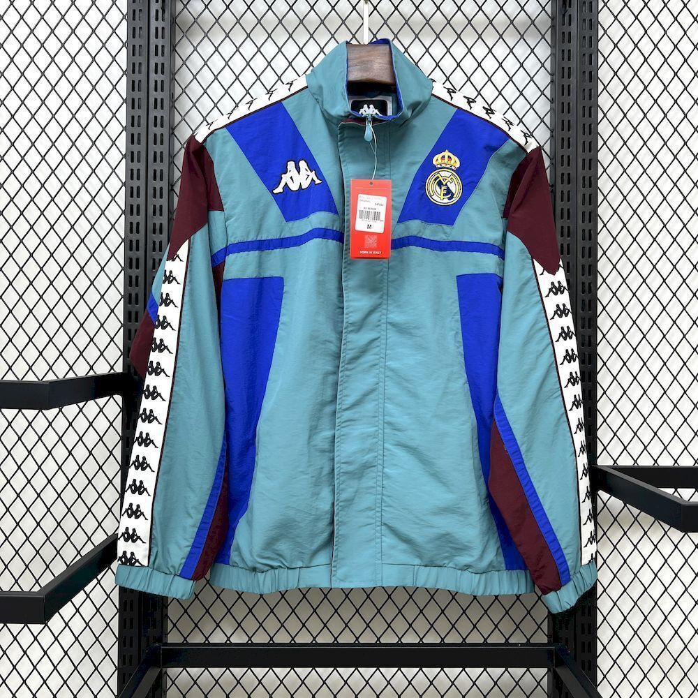 Real Madrid 2025/2026 OG Style Green Windbreaker Jacket