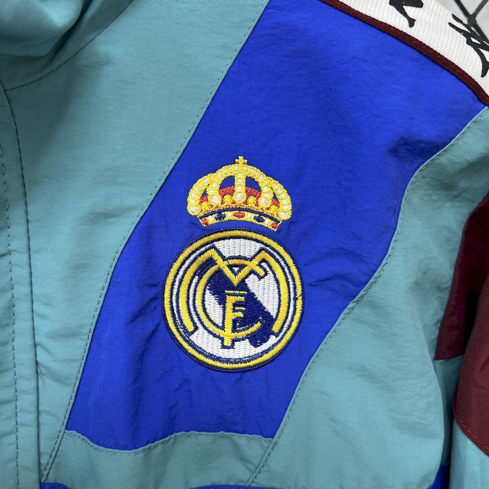Real Madrid 2025/2026 OG Style Green Windbreaker Jacket